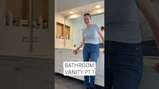Upgrading our builder-grade bathroom vanity #bathroom #vanity #diy