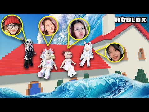 Rumah Anti Tsunami Untuk Para Youtuber ?!! [Roblox Indonesia]