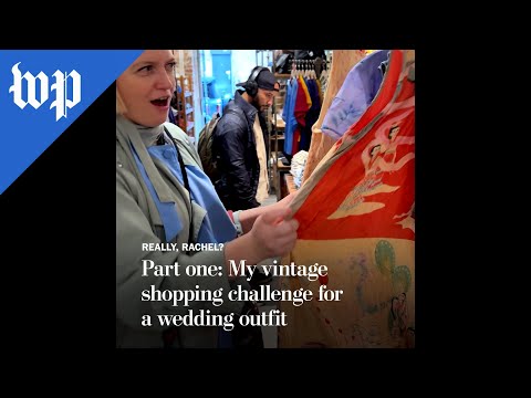 My vintage shopping challenge for a wedding outfit: Part one