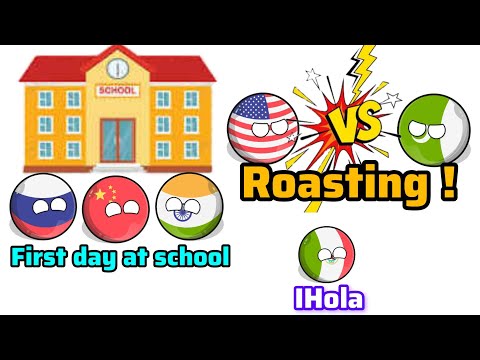 Country balls going to school first day 🤣 | USA vs Pakistan roasting 🔥 | #viral