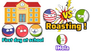 Country balls going to school first day 🤣 | USA vs Pakistan roasting 🔥 | #viral