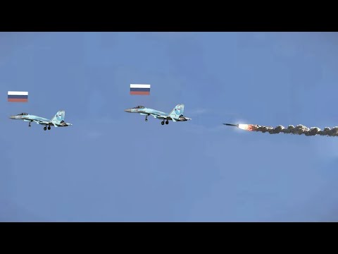 Russia Shocked! Two Russian Su-35 "Super Flanker" are shot down by Surface-to-air Missile
