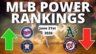 MLB POWER RANKINGS - HOW IT LOOKS AFTER FATHERS DAY WEEKEND (2026)