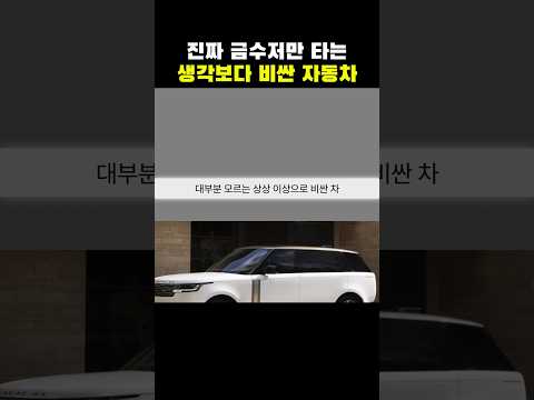 진짜 금수저만 타는 자동차