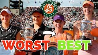 Ranking Every Roland Garros Final from WORST to BEST (2010 - 2026 WTA Tennis)