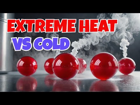 HOT METAL balls in liquid nitrogen and water: WHAT HAPPPENS?