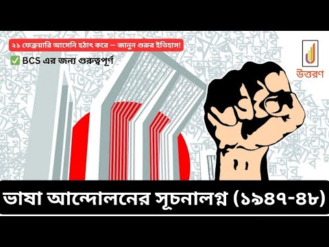 BCS এর জন্য গুরুত্বপূর্ণ: ভাষা আন্দোলনের সূচনালগ্ন (১৯৪৭-৪৮)