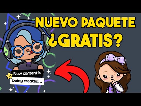 NUEVO PAQUETE de CREADOR de CONTENIDO ¿GRATIS? en TOCA BOCA WORLD