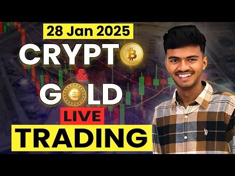 Live Trading Future & Options In Trump Coin & Bitcoin Crypto Live Trading 28 Jan 2025 DeltaExchange