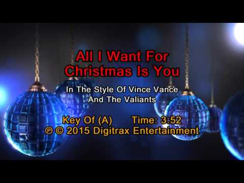 Vince Vance & The Valiants – All I Want For Christmas Is You (Backing Track)