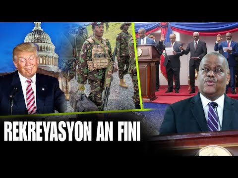 Gen Granmoun nan Kay la..Chef pati sa Mande Trump Kanpe Misyon Kenya Rapid an Ayiti