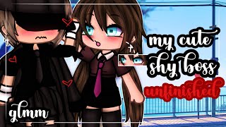 ✨•My cute shy boss•✨|| Glmm || gacha life mini movie || unfinished ❌