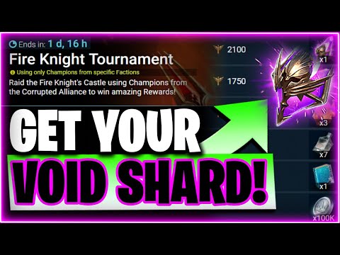 How to DOMINATE Corrupted Fire Knight for VOID SHARD! | RAID Shadow Legends