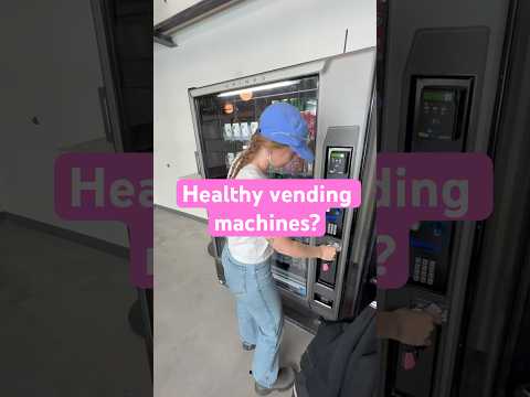 Healthy snacks in vending machines 👎🏼 #vendingmachine #vending #passiveincome #sidehustle