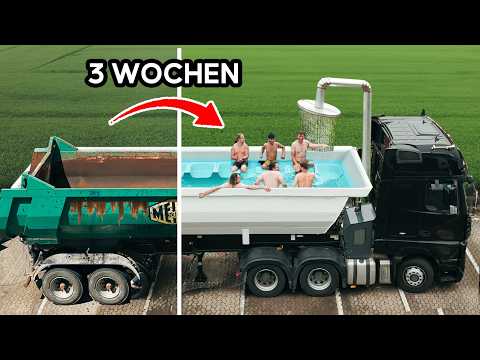 Vom SCHROTT-ANHÄNGER zur größten BADEWANNE der Welt