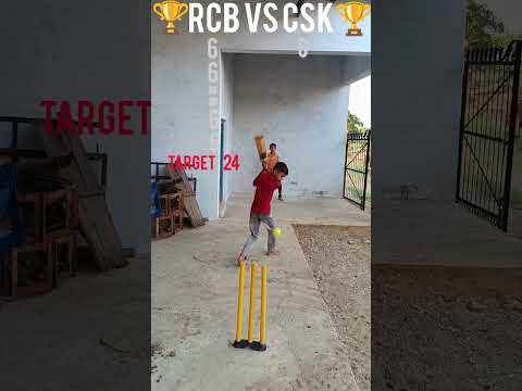 6 ball short pitched match || RCB vs CSK challenge