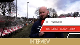 Screenshot van video Jurjan Wouda: "Het was bij vlagen echt genieten" | Excelsior'31 - csv Apeldoorn