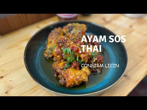 Ayam Sos Thai | Ayam Juicy, Kuah Masam Manis Pekat|