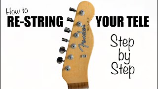 How to String Your Telecaster - Super Easy!