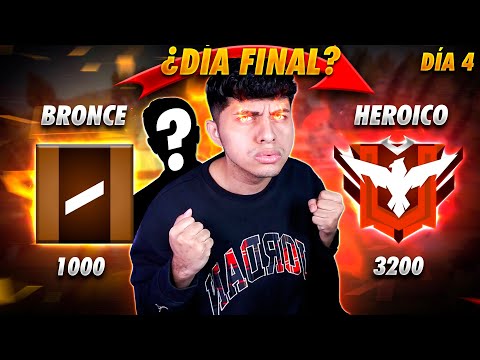 🔴¿DIA FINAL? SUBIENDO DESDE BRONCE HASTA HEROICO SIN PERDER PUNTOS (VOY EN DIAMANTE 4😎) JOELTHEPRO🤡
