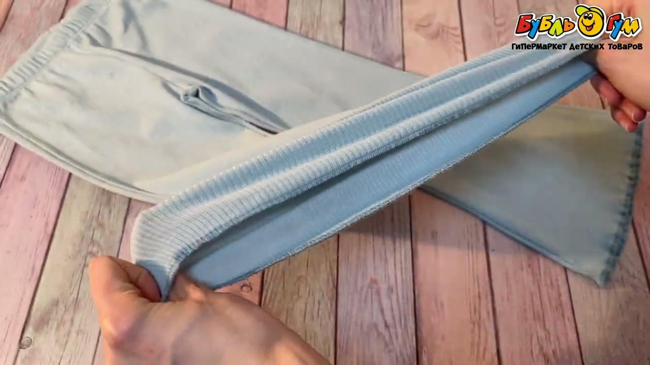 Лосины Lanson Kids с оборками голубые - видео