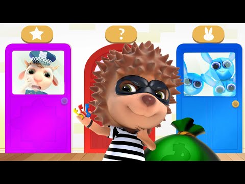 The Thief needs to find a suitable Door Key | Cartoon for Kids | Dolly and Friends