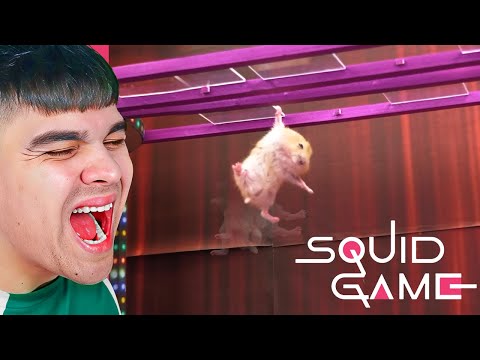 HAMSTERS SE PASAS LOS JUEGOS DEL CALAMAR!
