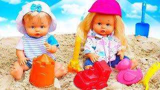 🏖️ Figuras con moldes en la caja de arena | Mi Jardín Infantil