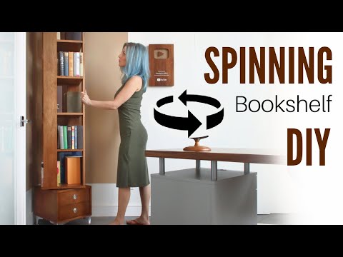 Build a SPINNING Bookshelf!