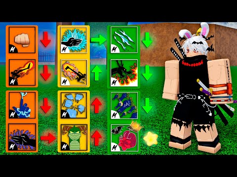 DO COMBATE ATÉ o SANGUINE ART em UM ÚNICO VIDEO NO BLOX FRUITS!! - O FILME