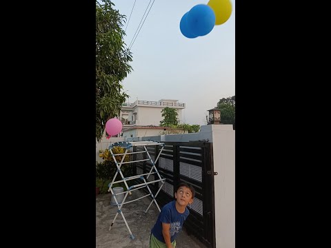 Manya ne ki ballons ke saath msti 🥰❤️🎈💯