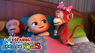 🛏️✨ Diez en la Cama + Bebé Tiburón 🦈 Canciones Infantiles para Niños y Bebés | LooLoo Kids Español