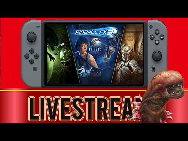 Pinball FX3 Aliens DLC - Nintendo Switch Livestream (1st Impressions)