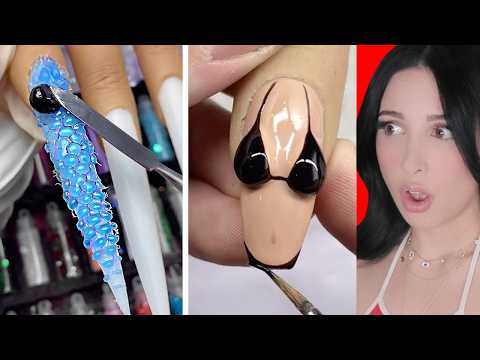 DISEÑOS DE UÑAS INCREIBLES QUE SI ME HARIA - 1 HORA | Mariale