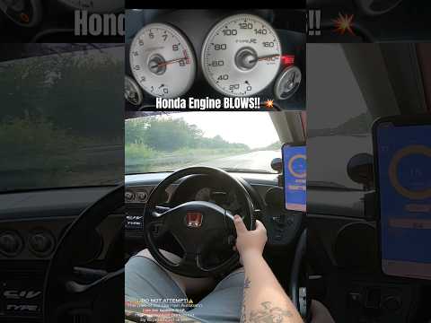 HONDA goes BOOM! 💥 on Autobahn