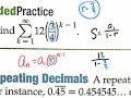 Geometric Series Convergence Concepts