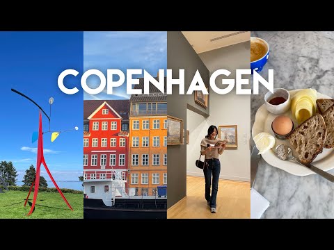 🇩🇰Copenhagen travel vlog🎨 brunch cafes, museum, exploring city