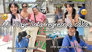 Viaje sola, regreso a casa… ✈️😵‍💫Mi mañana probando nueva comida 🥪🤔,yendo de compras 🛍️🤑
