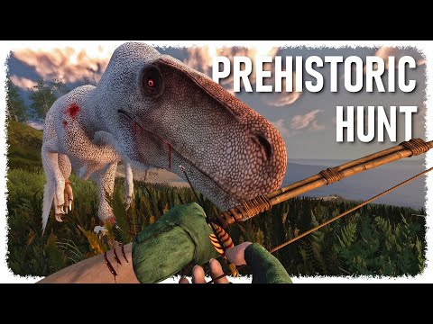 We hunted an ALBINO RAPTOR (ˢʰᵉ'ˢ ᵃ ᵇᶦᵗ ʰᵃⁿᵍʳʸ) | Prehistoric Hunt