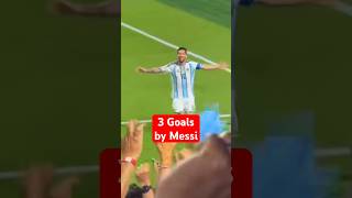 3 Goals scored by Messi