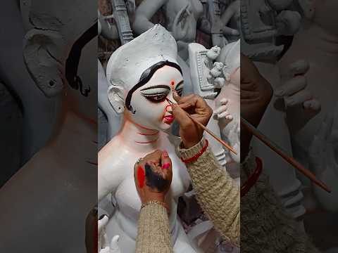 Saraswati Puja 2024 | Kumartuli Saraswati Idol Beautiful Face Preparation 2024 By Susmita Rudra Pal