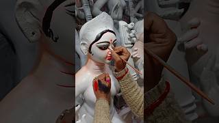 Saraswati Puja 2025 | Kumartuli Saraswati Idol Beautiful Face Preparation 2025 By Susmita Rudra Pal