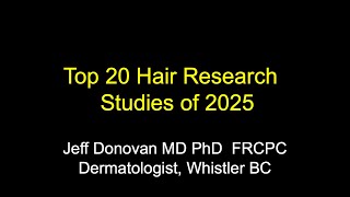 Top 20 Hair Research Studies of 2025