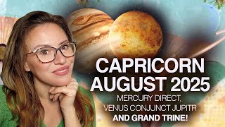 CAPRICORN August 2025. Lucky in Relationships! Ambition and Drive!