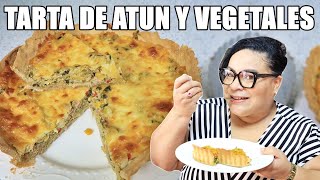 TARTA DE ATUN Y VEGENTALES