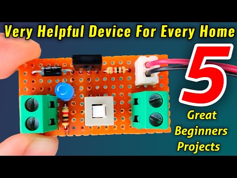 5 helpful Electronic Projects for Beginners 2024