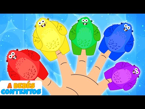 A Bebés Contentos | Familia de Dedos Monstruo | Canciones Infantiles