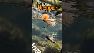 Dry-dropper / Dry-Emerger Fly, hook #16. Nymph #18