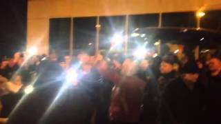Demonstration gegen Flüchtlingsheim in Marzahn