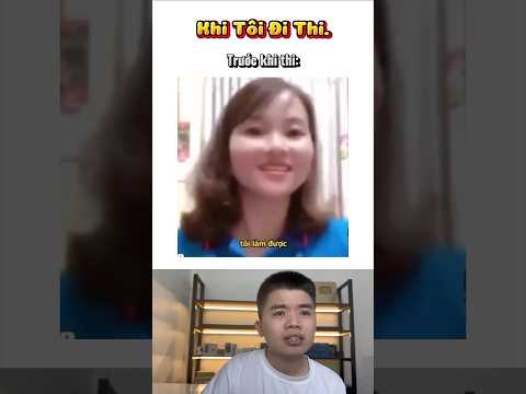 Đình Hiền Reaction: Khi tôi đi thi. #shorts